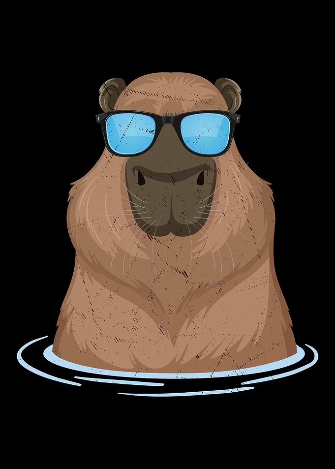 Cool Capybara Sunglasses