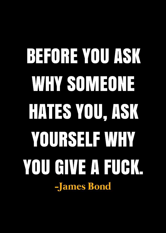 James Bond Quote