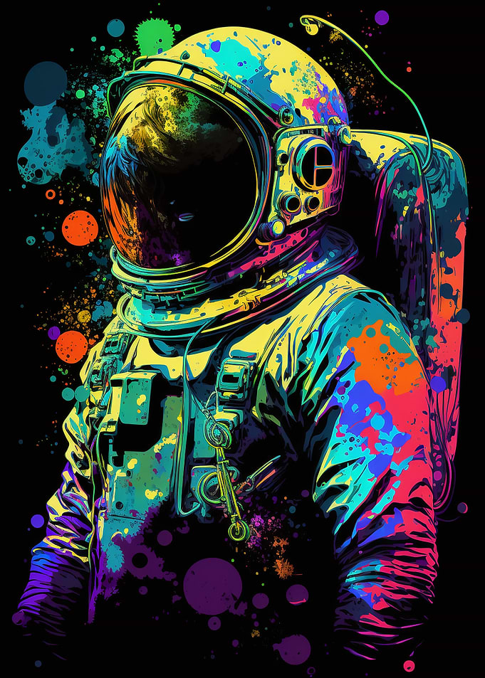 Astronaut Pop Art