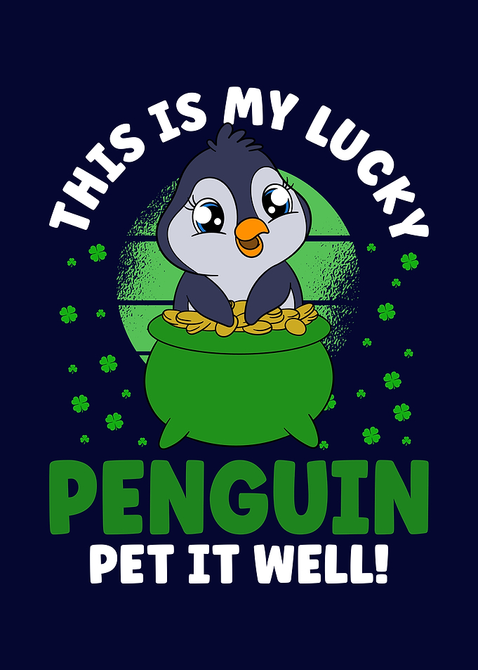 St Patricks Day Penguin