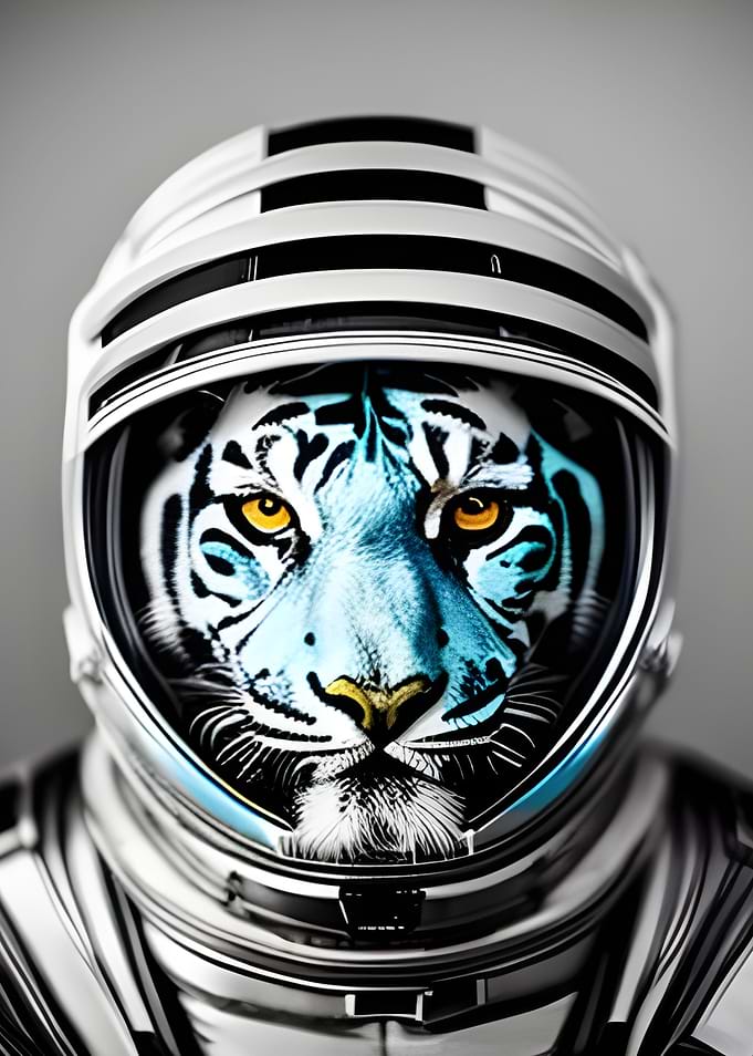 Animal Portrait SpaceTiger