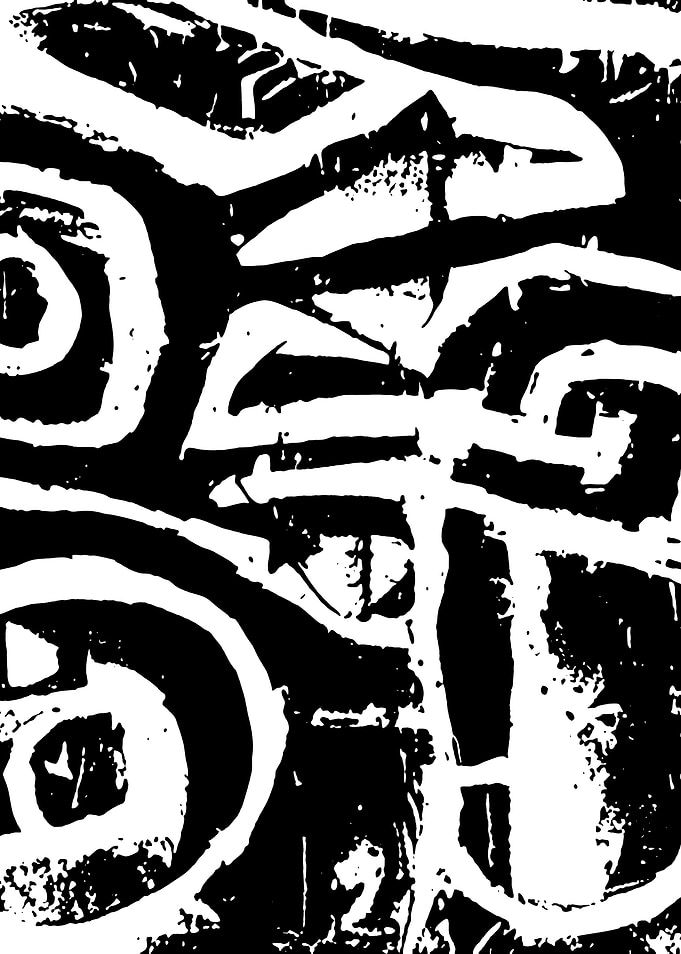 Black and White Abstract