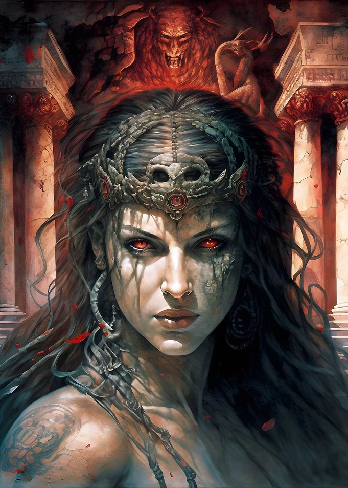 Fantasy Portrait Medusa