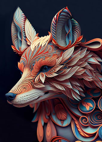 Aerial carnival fox