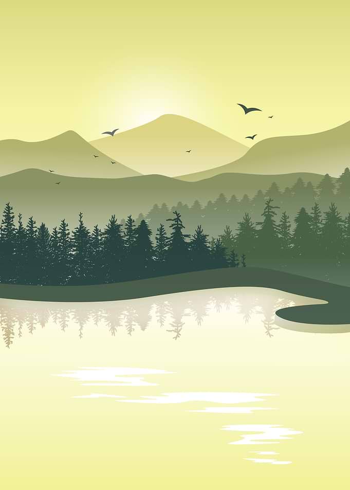 Mountain and River
