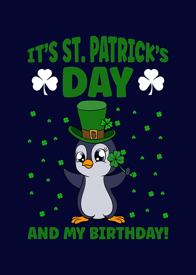 St Patricks Day Penguin