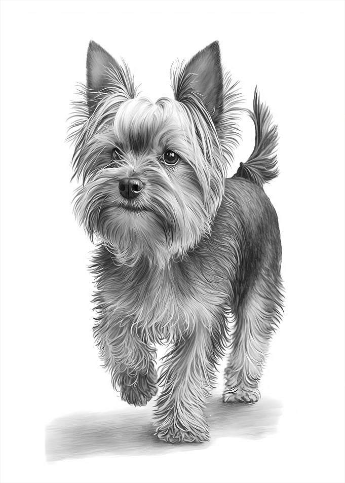 Yorkshire Terrier Pencil