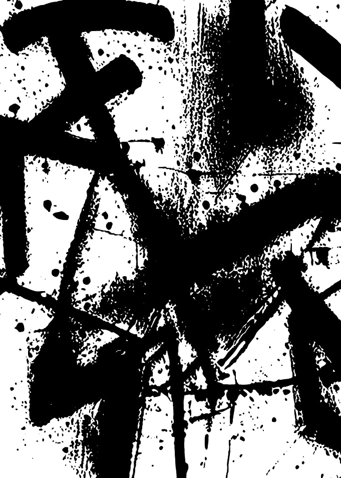 Black and White Abstract