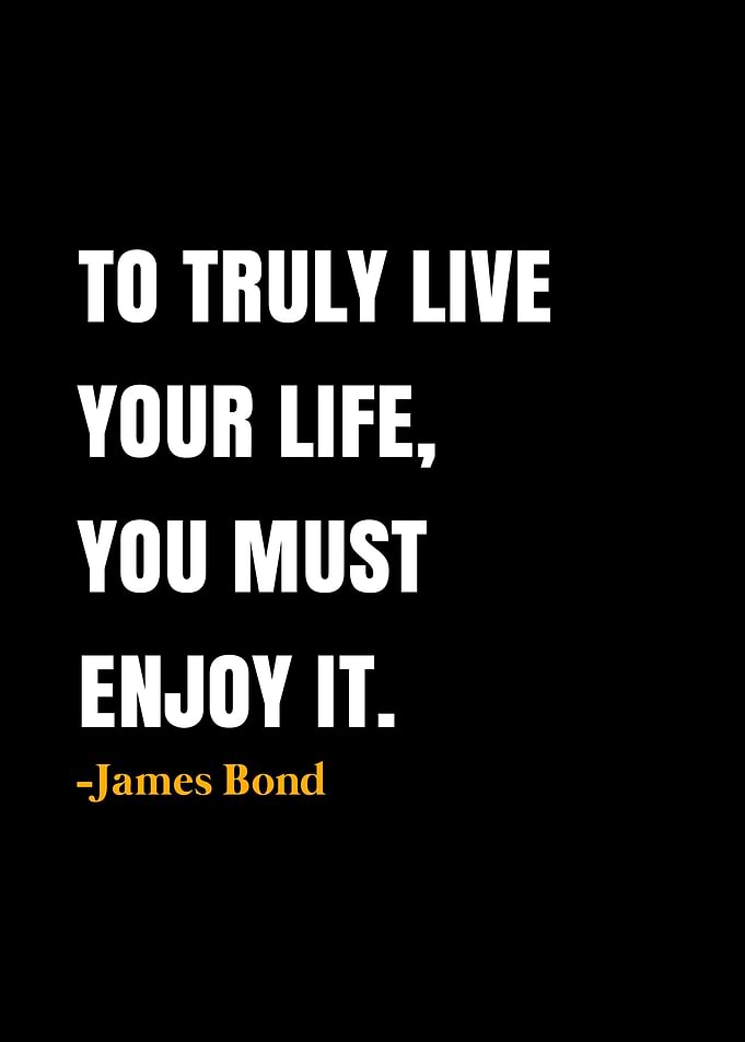James Bond Quote