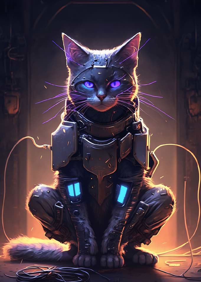 Cat Cyberpunk 1