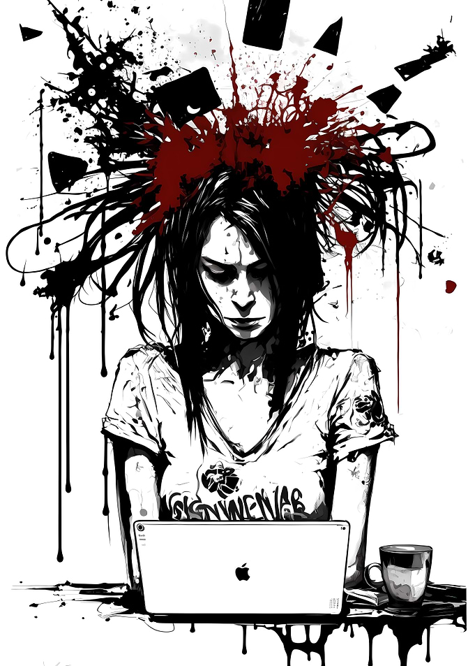 Inky Destructive Pixels