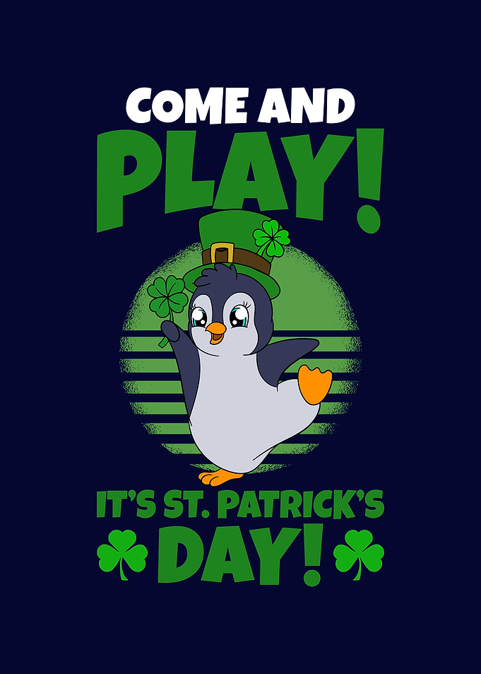 St Patricks Day Penguin
