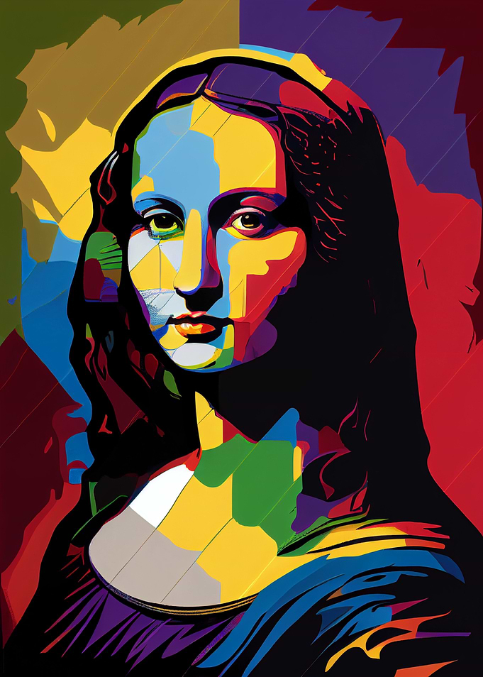 Mona Lisa Pop art