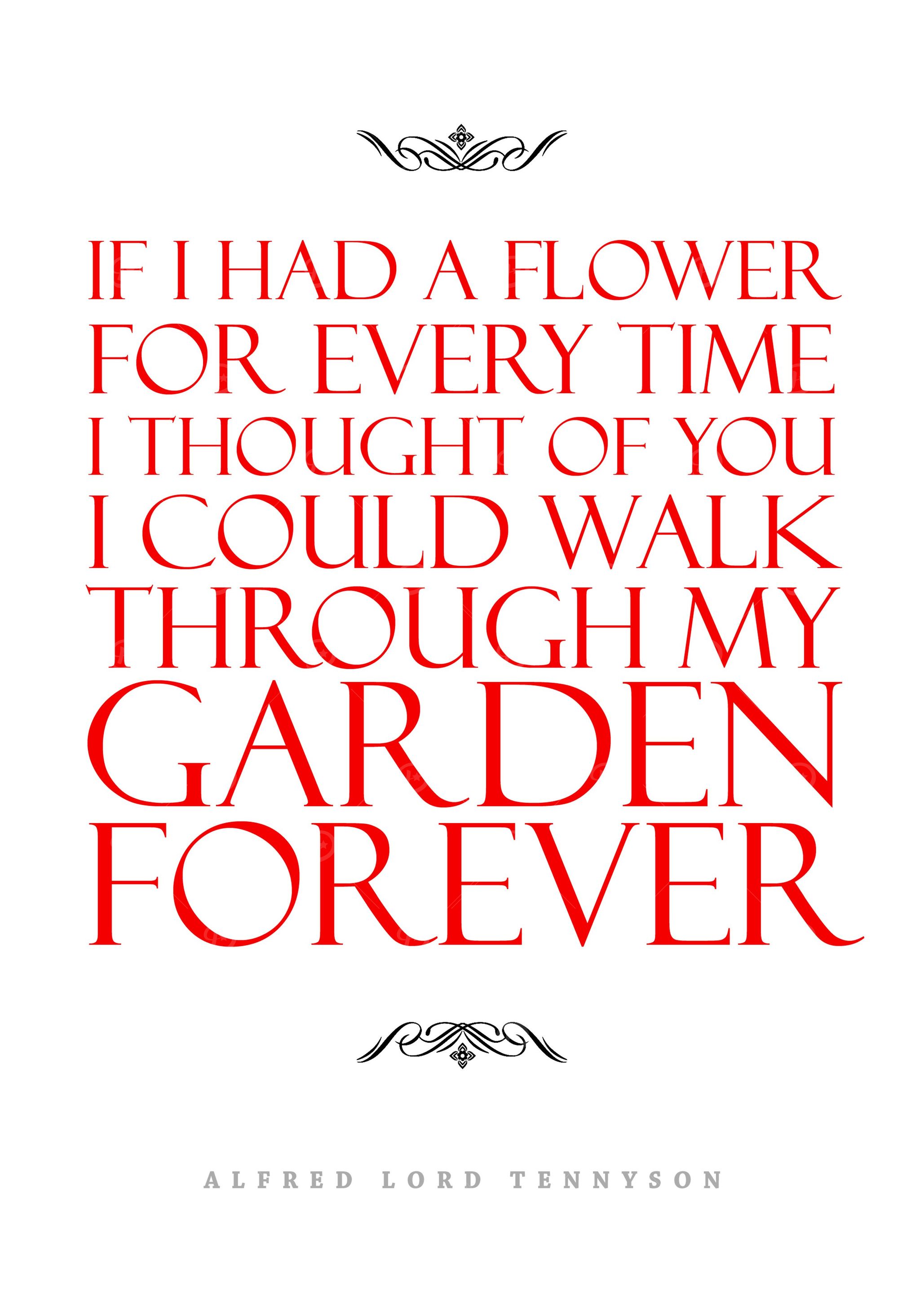 Tennyson Love Quote