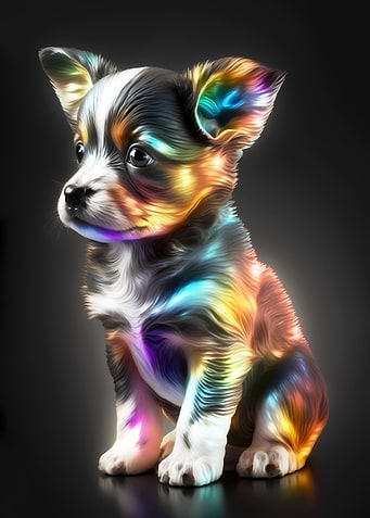 Cute Cosmic Puppy