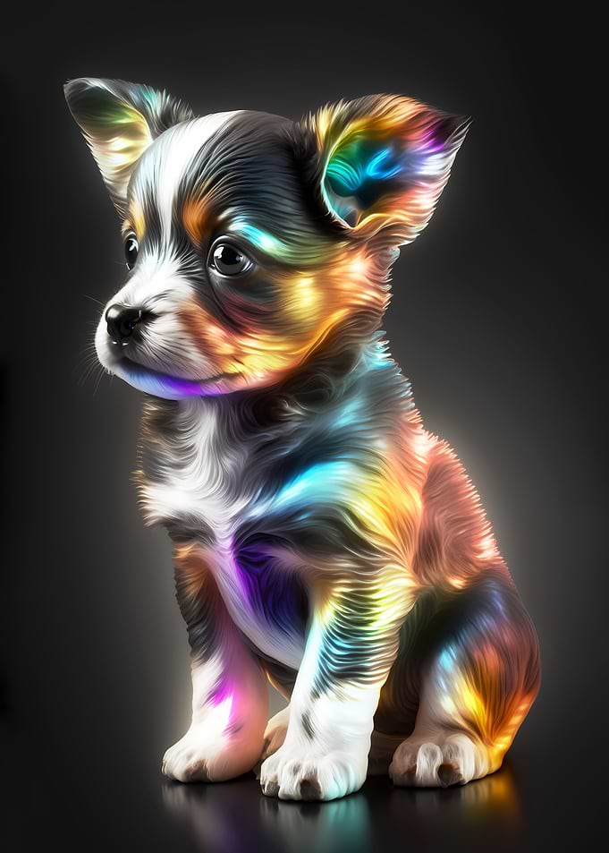 Cute Cosmic Puppy
