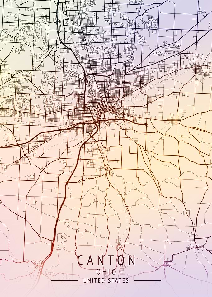 Broken Arrow USA City Map