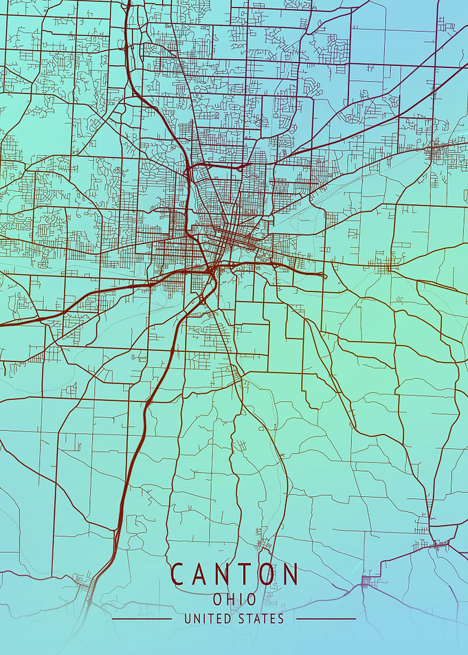 Broken Arrow USA City Map