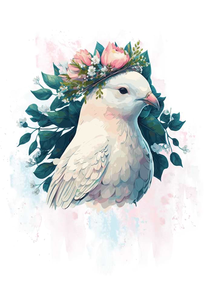 Beautiful White Dove