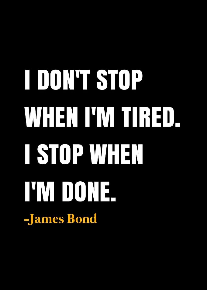 James Bond Quote