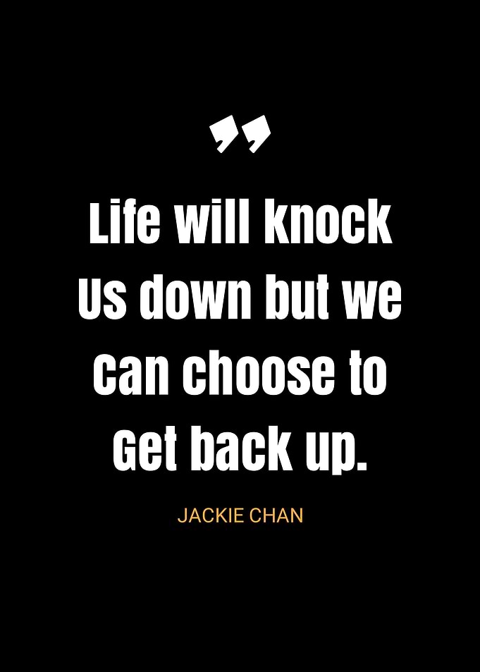 Jackie Chan quotes