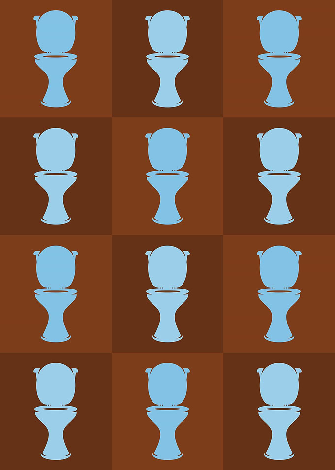 Toilet Icons Pop Art