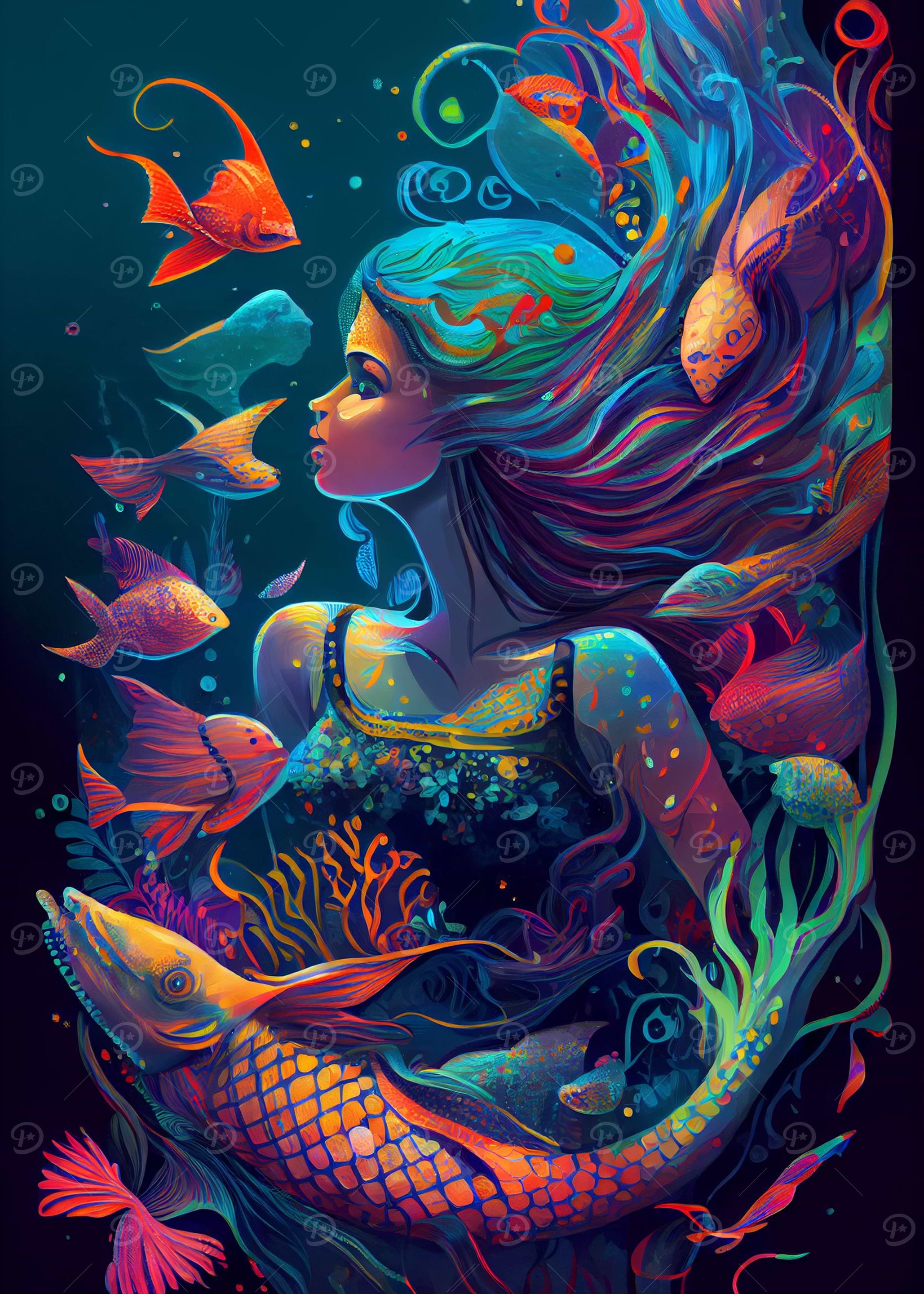 Mermaid Painting
