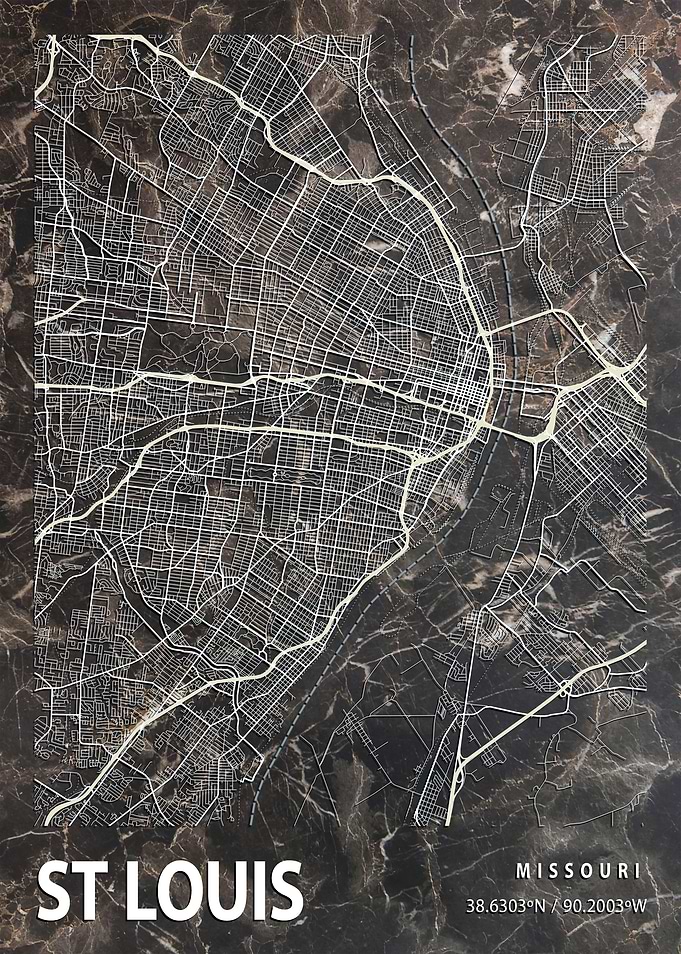 ST LOUIS CITY MAP