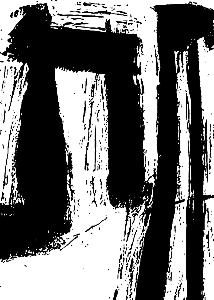 Black and White Abstract