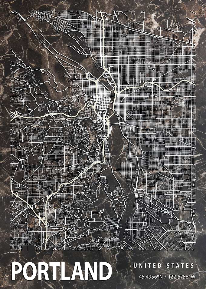 PORTLAND CITY MAP