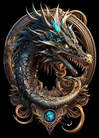 Mystical Cosmic Dragon