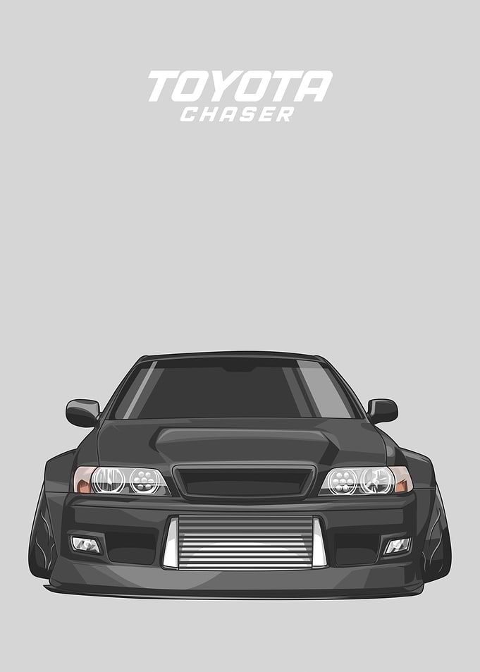 TOYOTA CHASER JZX100 BLACK