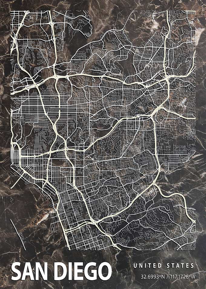 SAN DIEGO CITY MAP