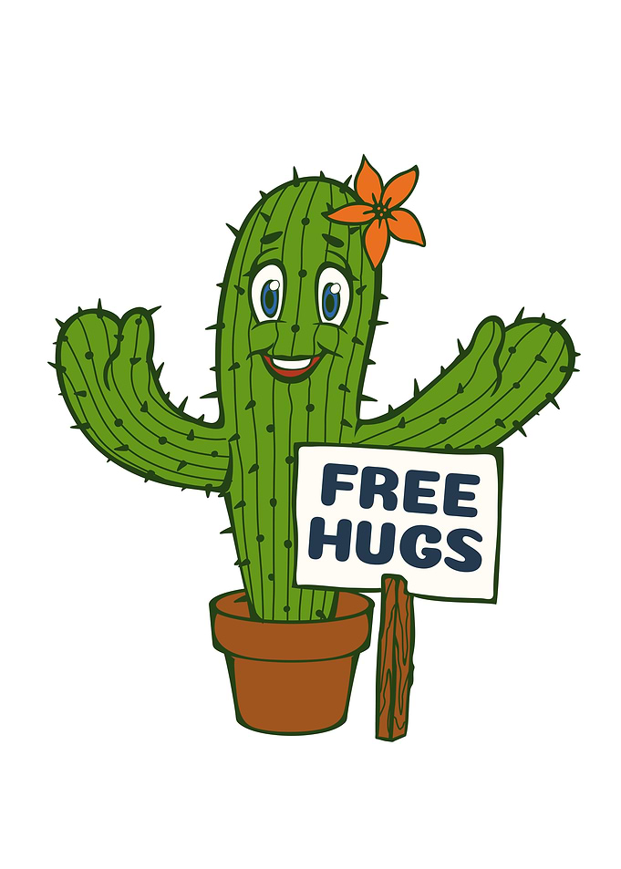 Free Hugs Cactus