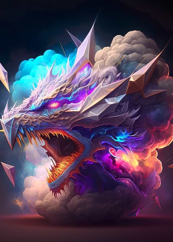 Dragon in Smoke