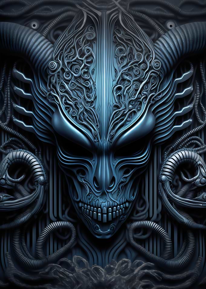 Alien Xenomorph Metalic