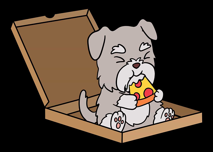 Miniature Schnauzer Pizza