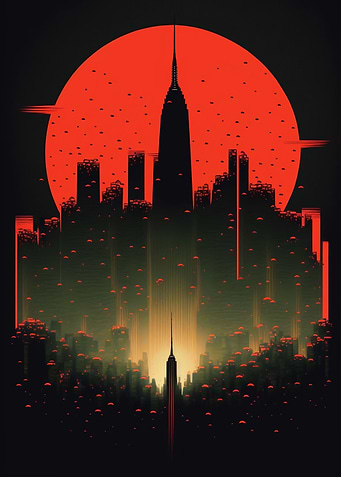 Red Sunset City