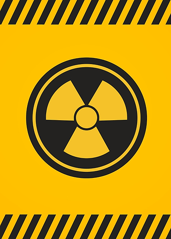 Radiation Warning Sign