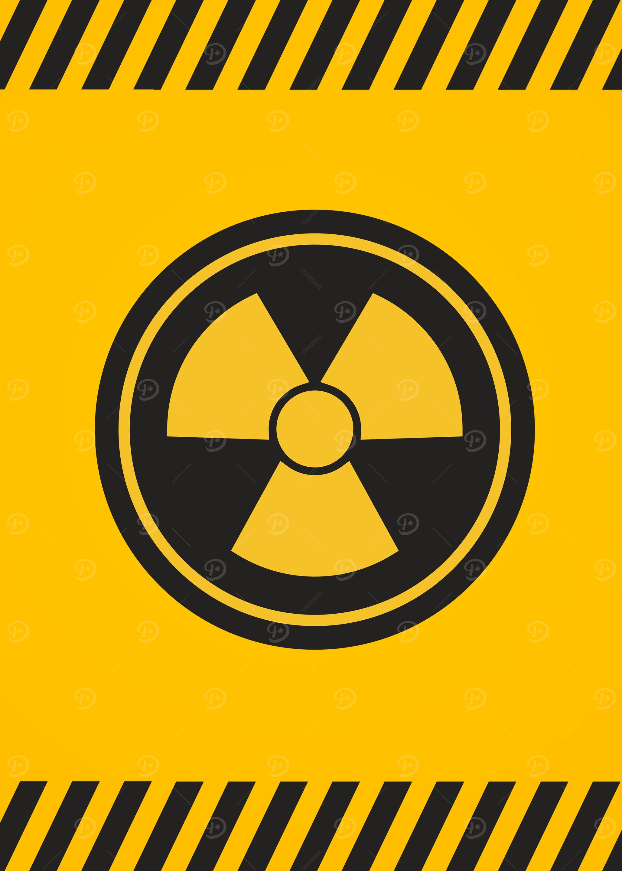 Radiation Warning Sign