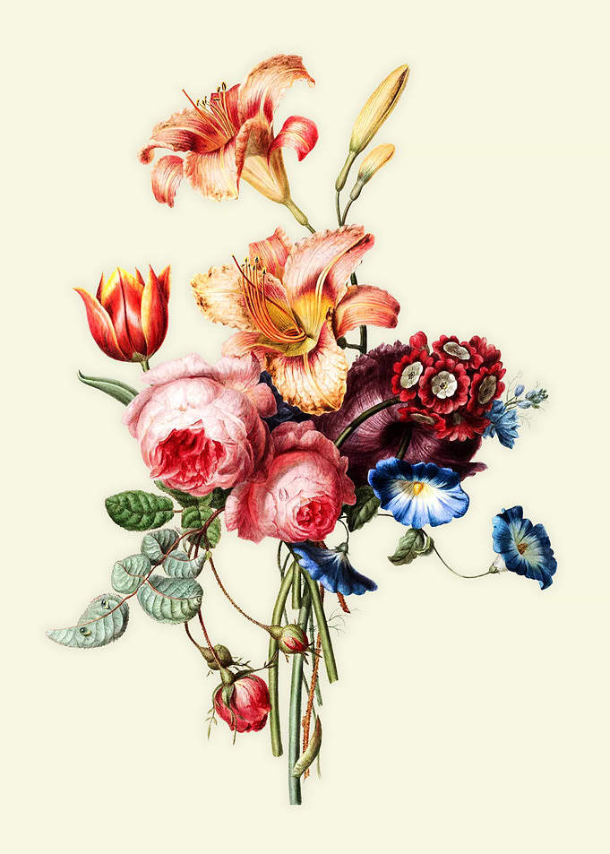 Vintage Floral Bouquet