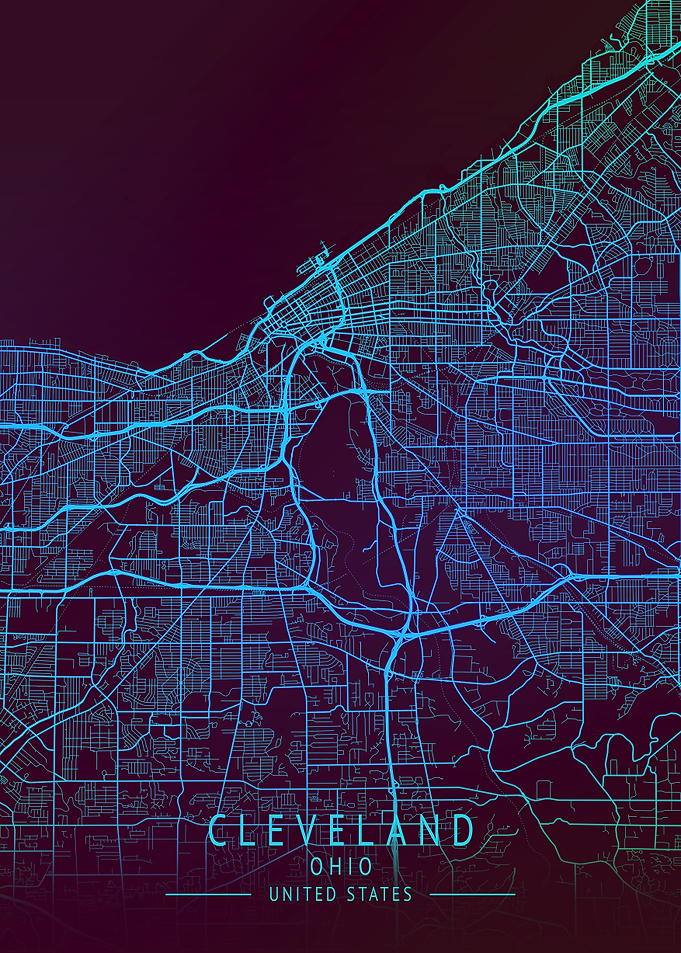 Cleveland Ohio City Map