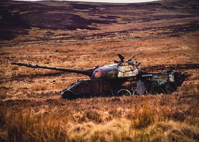 Bombed Tank