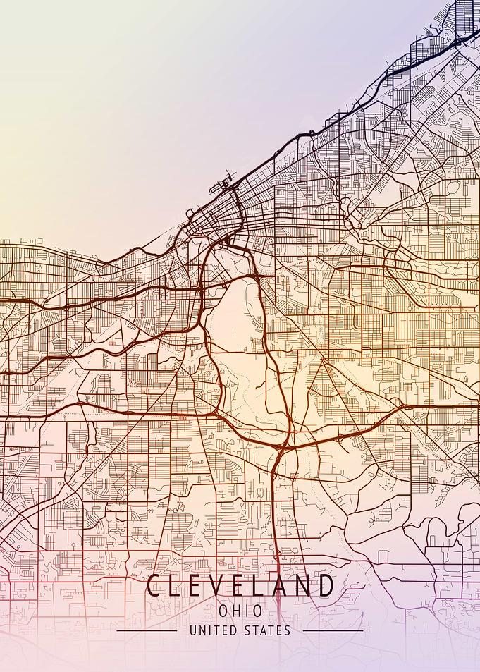 Cleveland Ohio City Map