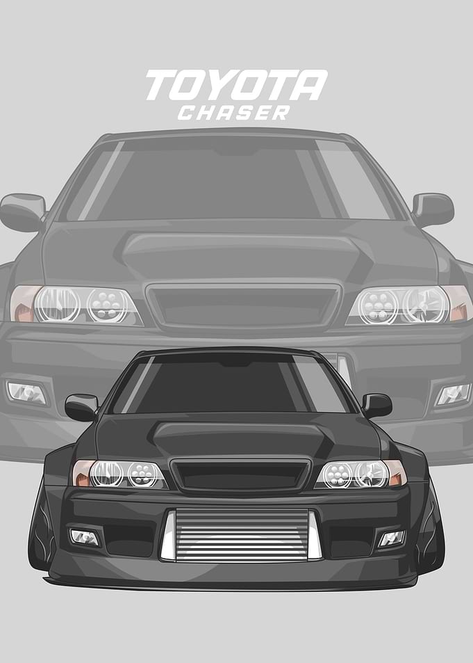 TOYOTA CHASER JZX100 BLACK