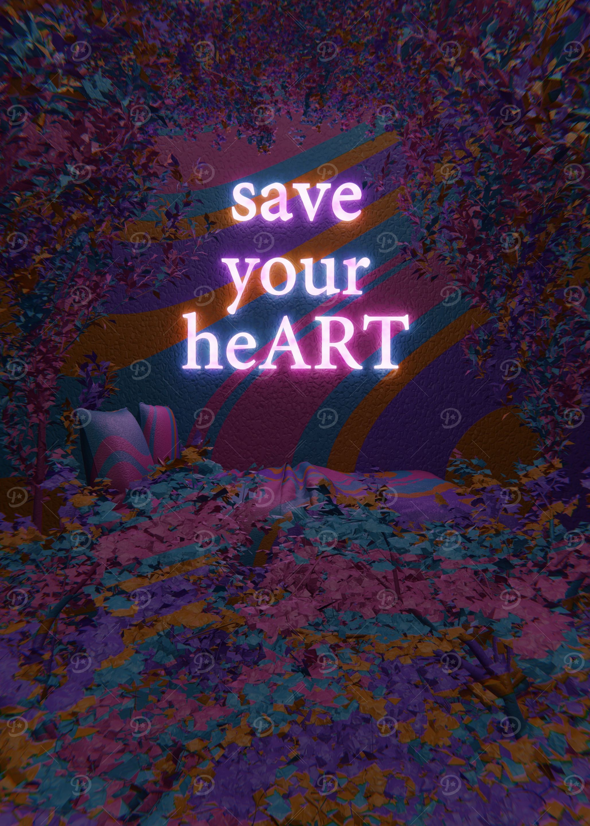 heART Wave 3D Quote