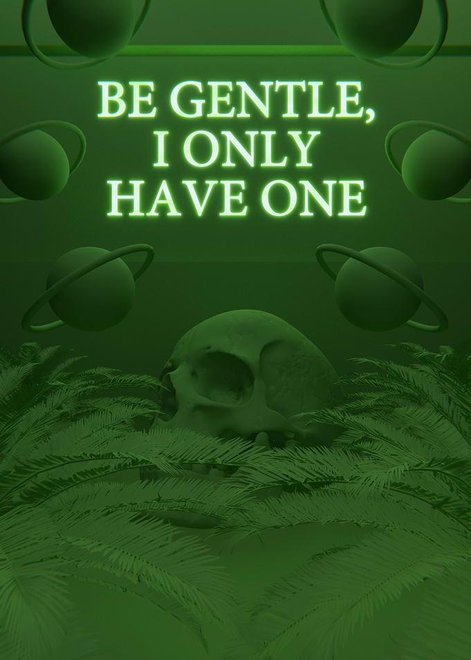 Im Gentle Green 3D Quote