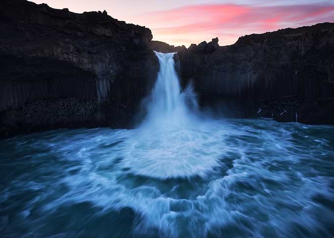 Water Action Aldeyjarfoss
