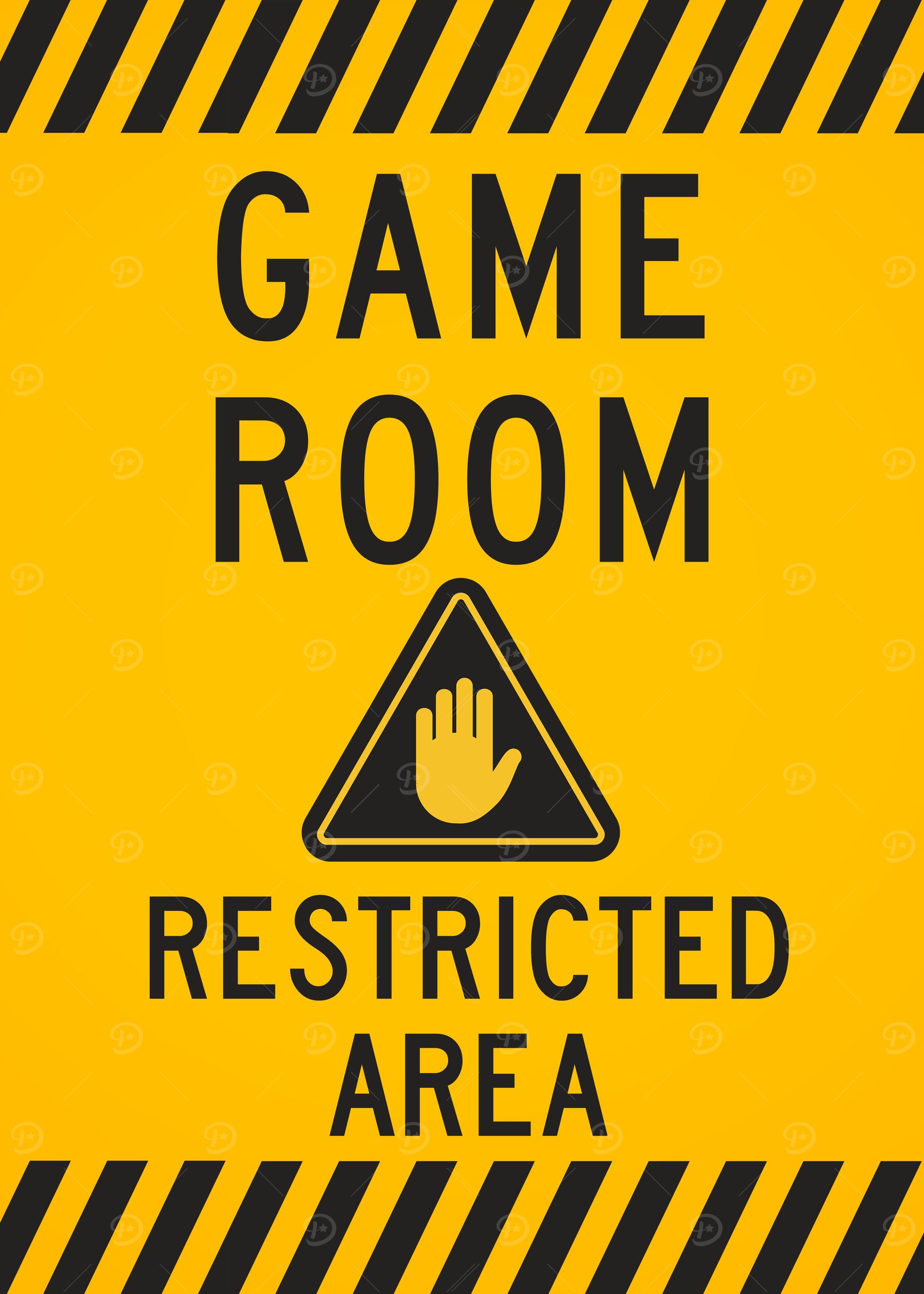Game room restricted area