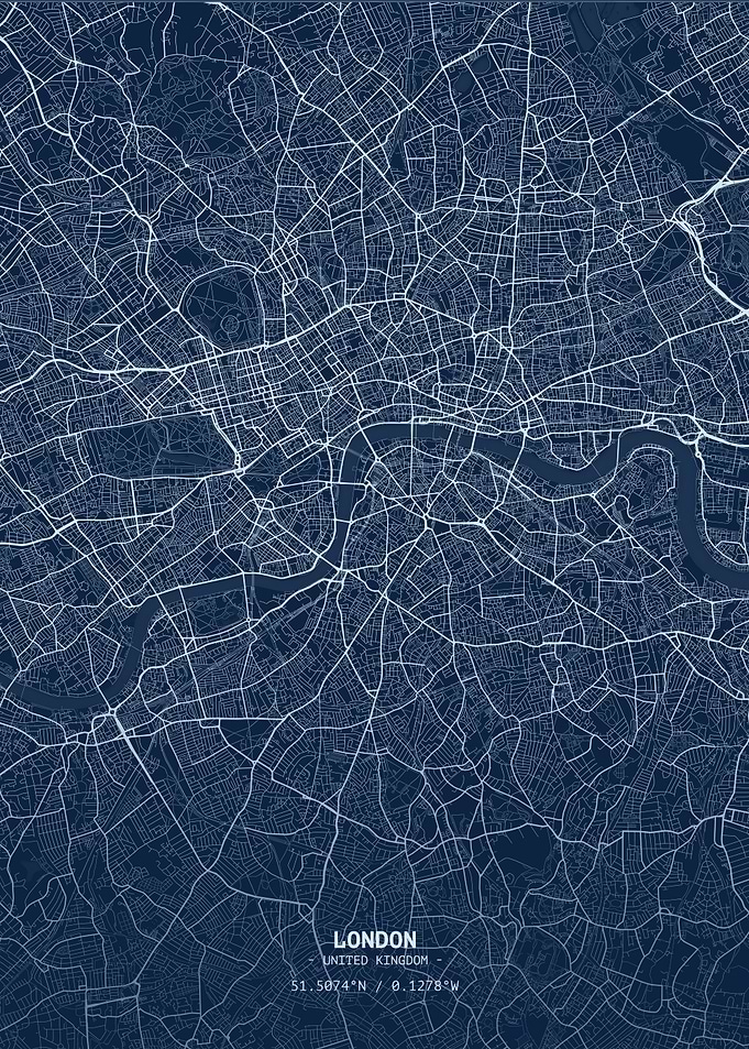 London Blueprint Map